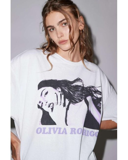 Urban Outfitters Olivia Rodrigo Uo Exclusive Guts Tshirt Dress in Gray