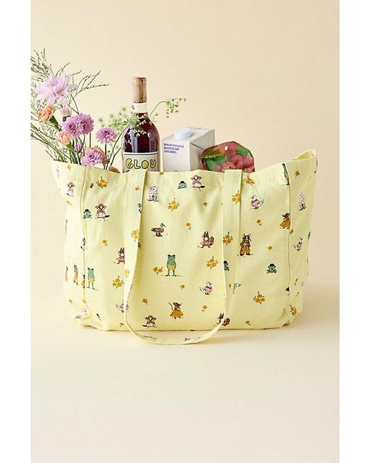 Urban Outfitters Metallic Mia Patterned Market Tote Bag