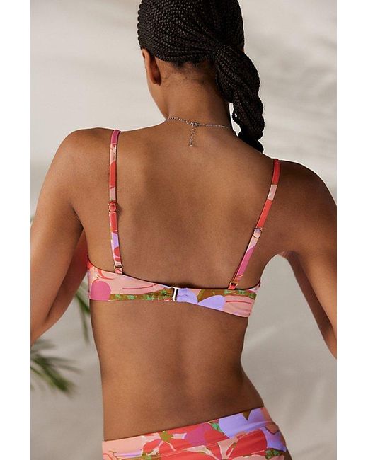 Out From Under Pink Marilyn Underwire Bikini Top