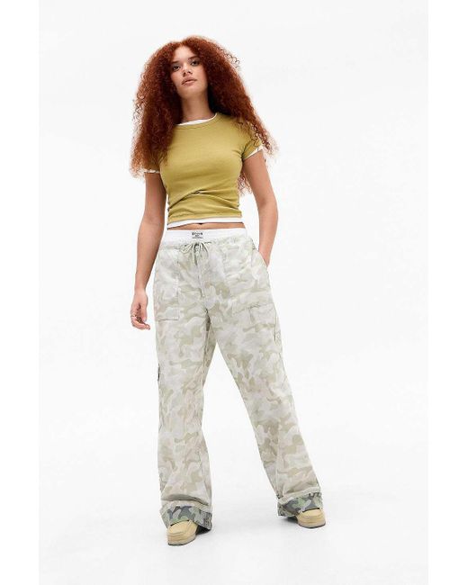 BDG White Reversible Camo Pull-on Trousers