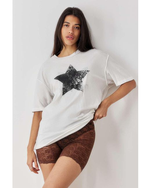 Out From Under Brown Stretch Lace Cycling Shorts