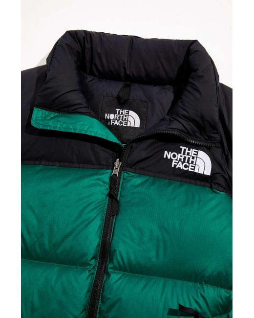 dark green north face jacket
