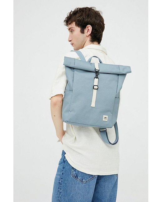 Lefrik Blue Roll Mini Backpack for men