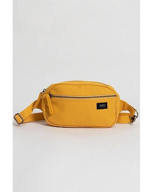 Terra Thread Metallic Organic Cotton Canvas Fanny Pack