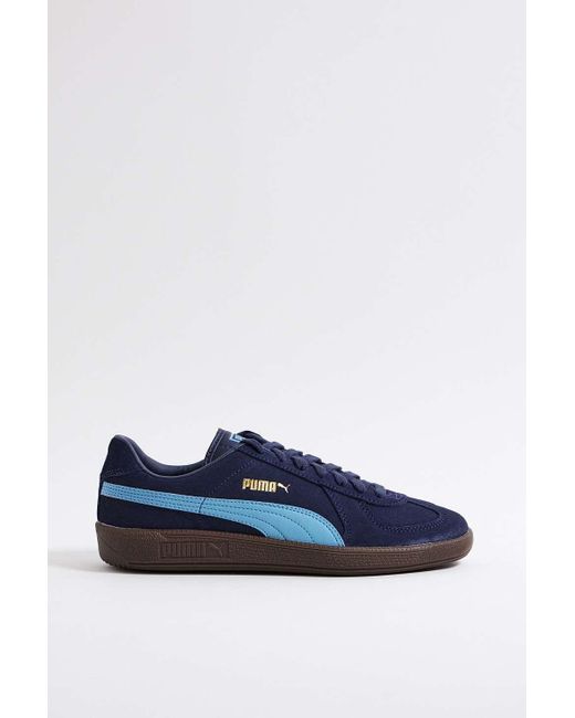 PUMA Blue Army Trainer Suede Trainers