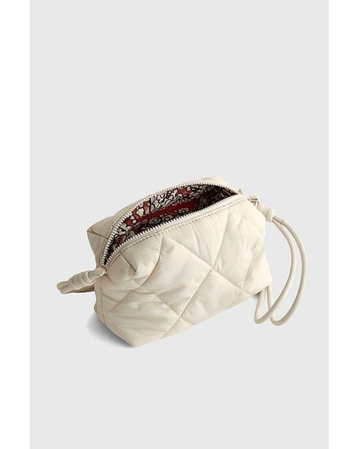 Vera Bradley Natural Quilted Nylon Blake Crossbody Bag