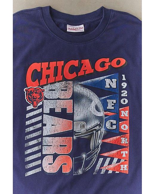 Mitchell & Ness Blue Nfl Core Team Logo Tee for men