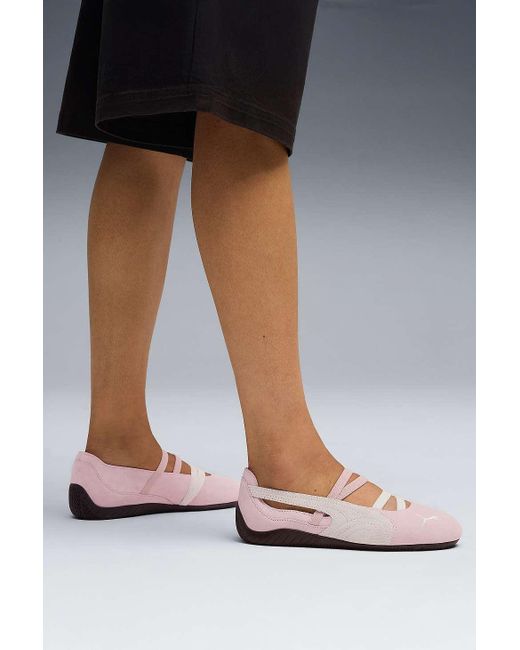 PUMA Black Pink Speedcat Ballet Shoes