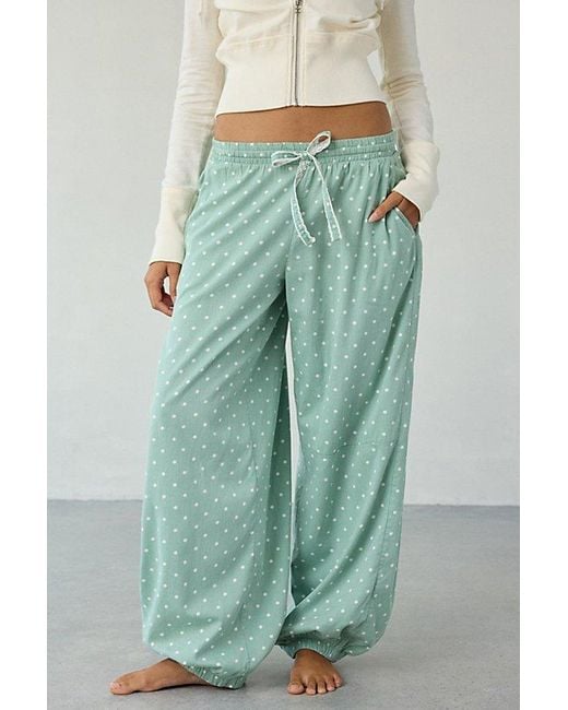 Out From Under Green Your Dreams Printed Lounge Jogger Pant