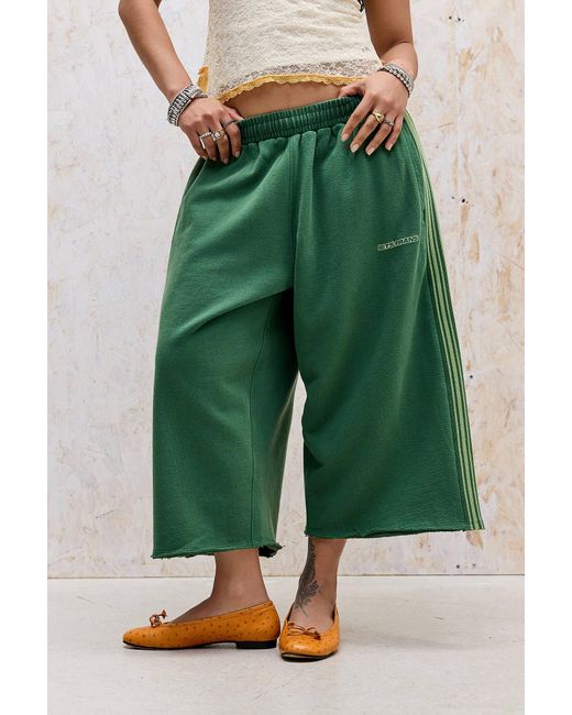 iets frans Green Harri Raw Hem Crop Joggers