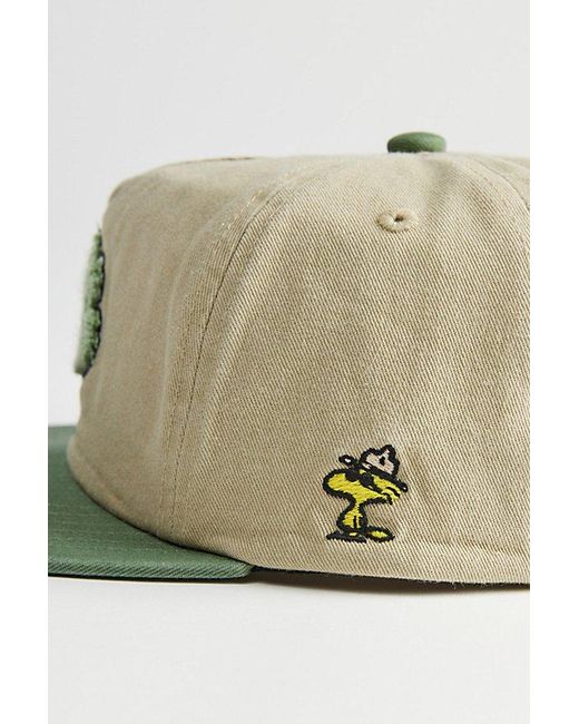 Parks Project Green Peanuts X Chenille Grandpa Baseball Hat for men