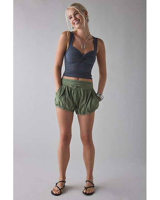 BDG Green Belmar Utility Bloomer Micro Short