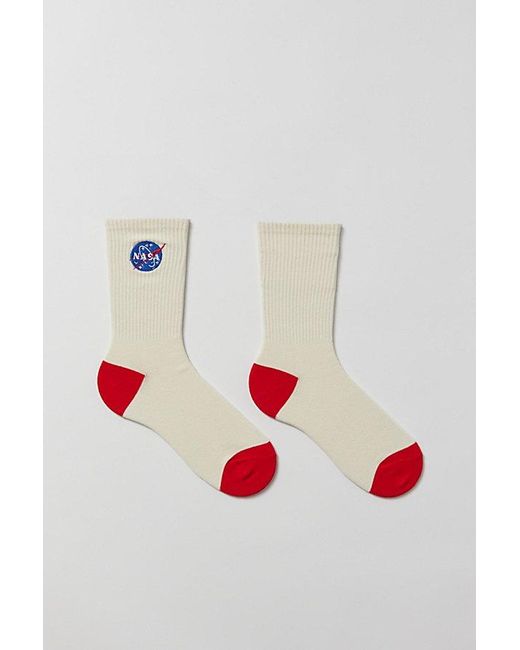 Urban Outfitters Red Nasa Crew Sock for men