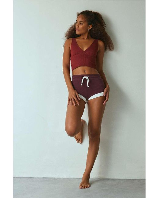 Urban Outfitters Red Uo Becca Plunge Cami