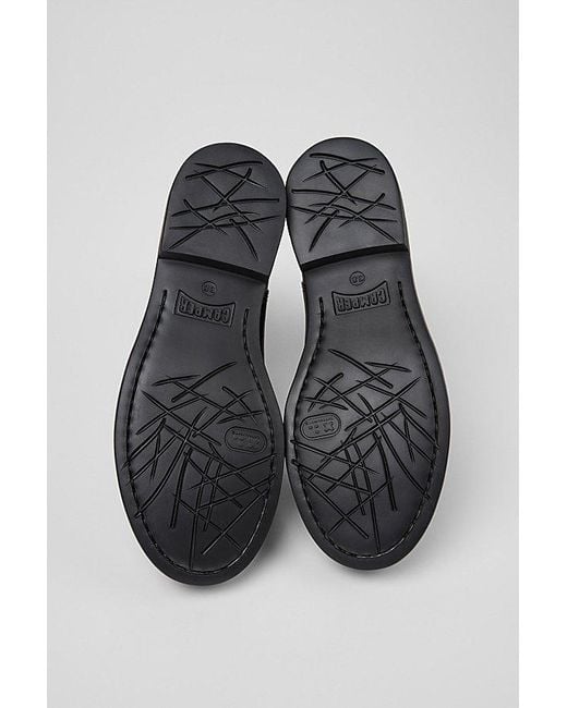 Camper Black Dean Leather Chelsea Bootie