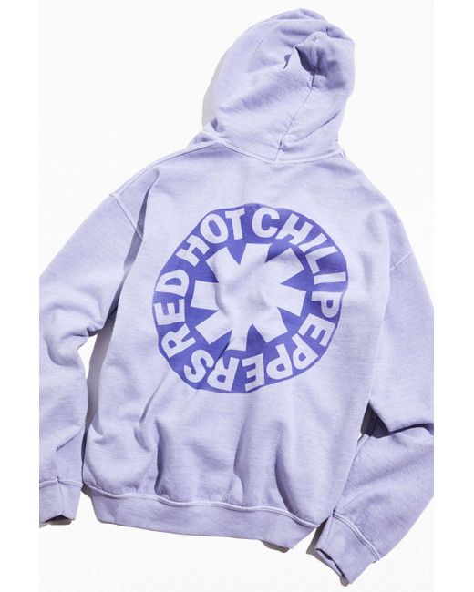 Urban Outfitters Blue Red Hot Chili Peppers Hoodie Sweatshirt for men