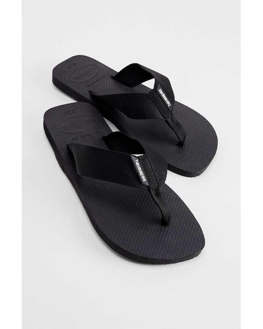 Havaianas Black Urban Basic Flip Flops for men