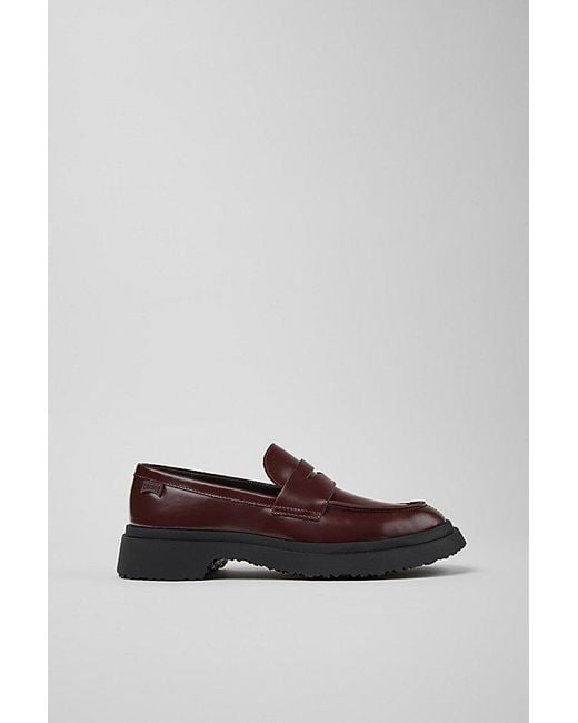 Camper Brown Walden Leather Loafers