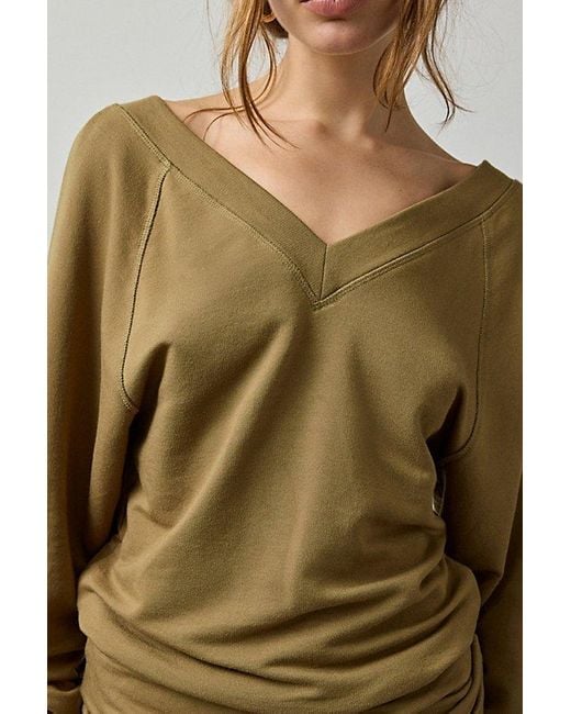 Out From Under Green Soft Serve Double-V Long Sleeve Top
