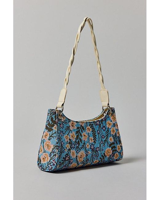 Kimchi Blue Gray Emilia Jacquard Shoulder Bag