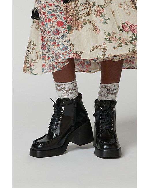 Vagabond Metallic Brooke Lace-Up Ankle Boot