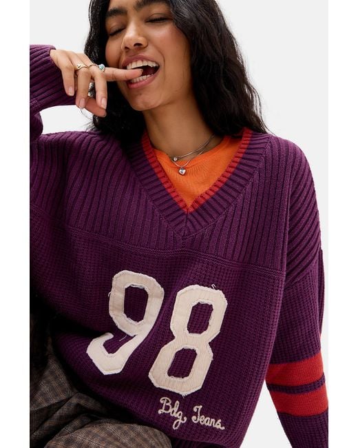 BDG Purple Number Jumper