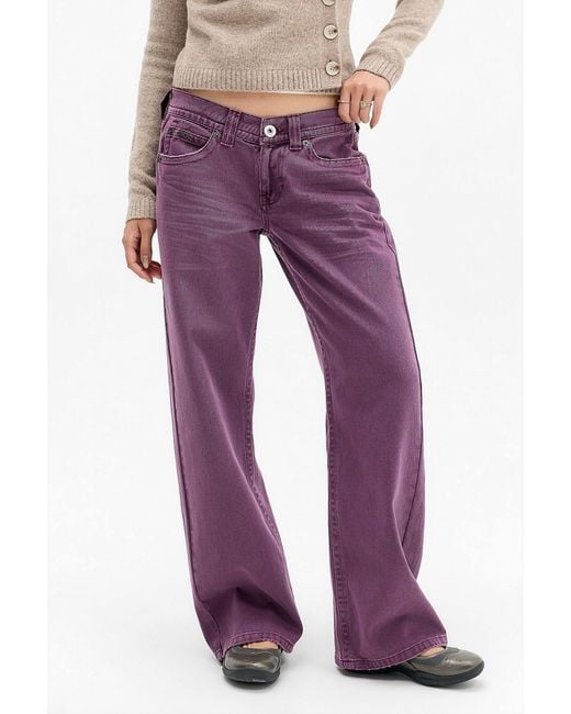BDG Purple Kayla Lowrider Jeans