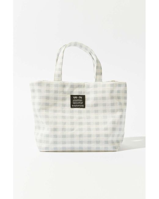 Urban Outfitters White Natalie Mini Tote Bag