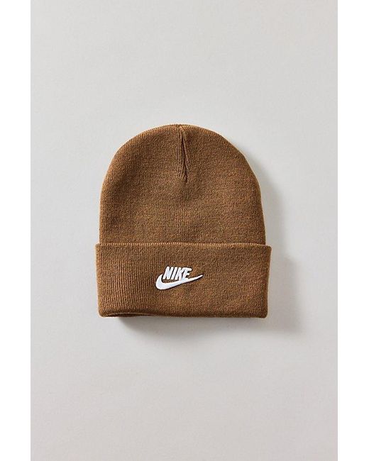 Nike White Peak Futura Logo Beanie for men