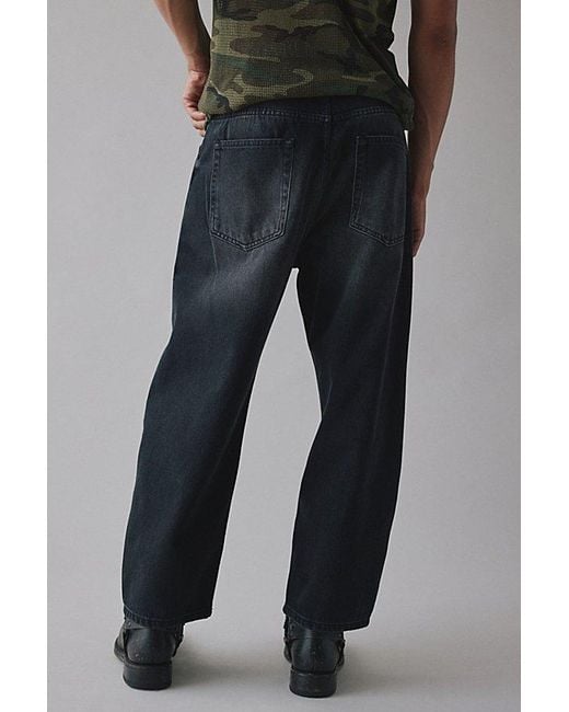 BDG Black Pleated Straight Fit Jean for men