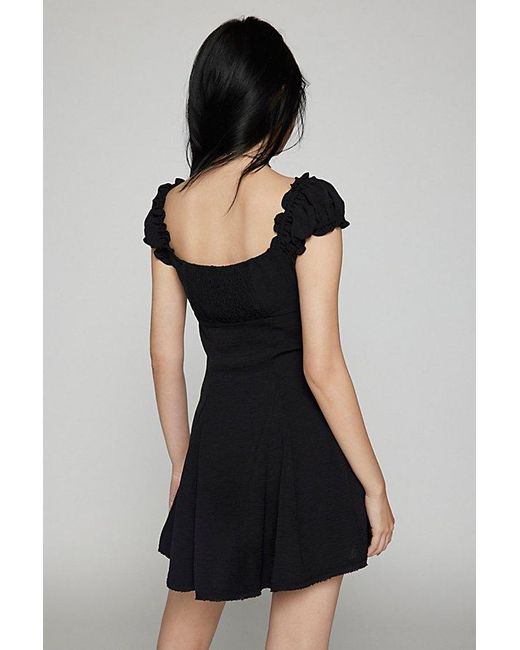 Urban Outfitters Black Uo Blair Mini Dress