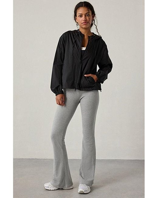 Out From Under Black Lexie Nylon Hooded Zip-Up Jacket