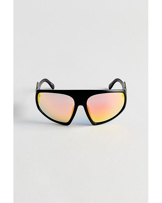 Urban Outfitters Multicolor Danny Oversized Shield Sunglasses for men