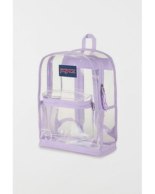 Jansport Purple Clear Backpack