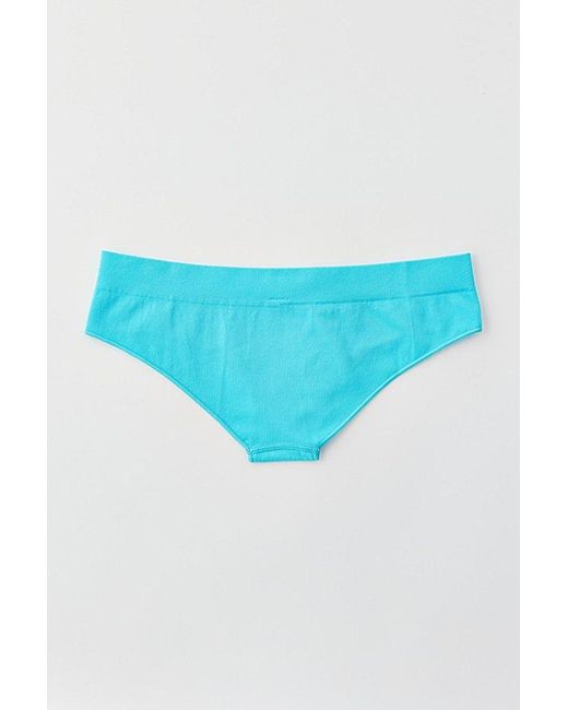 Out From Under Blue Seamless Cheeky Undie