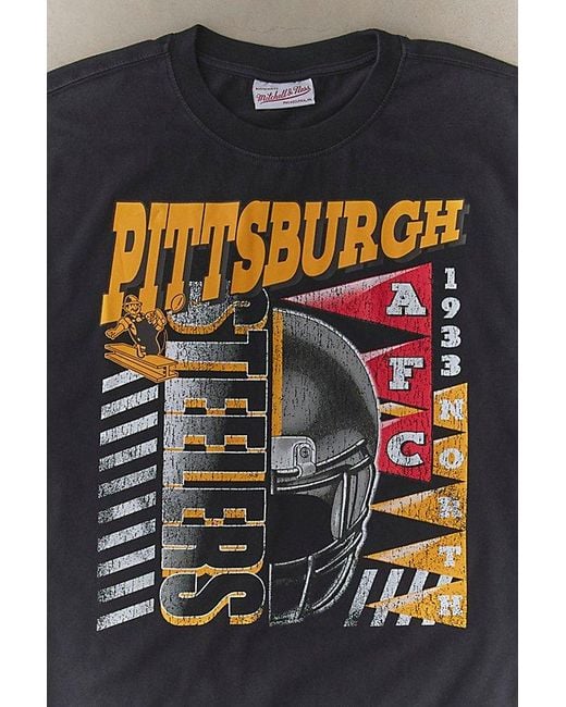 Mitchell & Ness Gray Nfl Core Team Logo Tee for men
