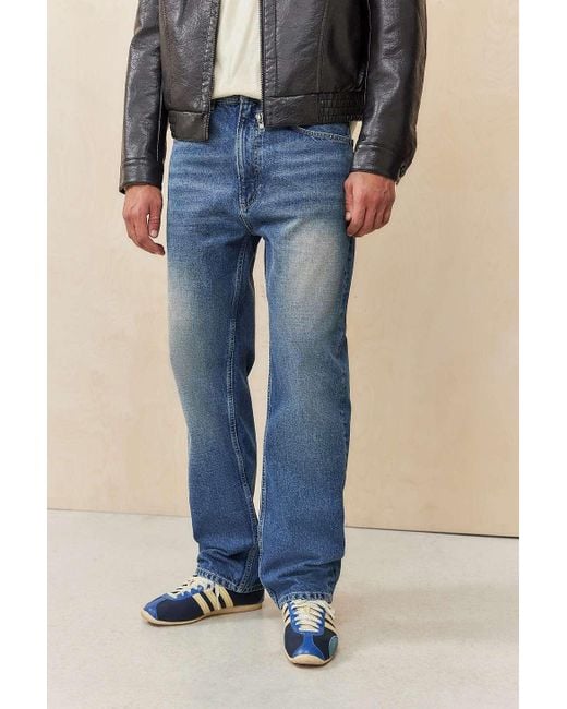 BDG Blue Straight-leg Vintage Wash Jeans for men