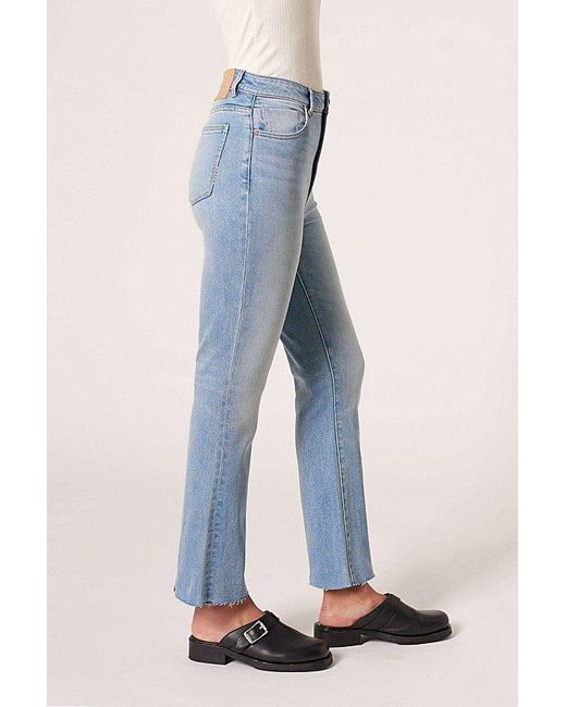 Neuw Blue Twiggy Crop Bootcut Premium Stretch Jean