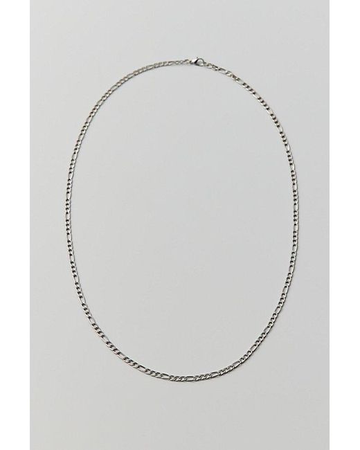Urban Outfitters White Figaro Chain 28" Necklace for men
