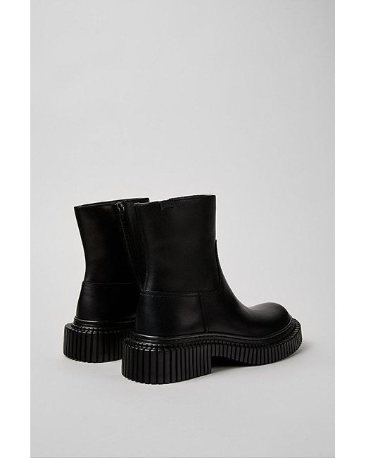 Camper Black Pix Berlin Leather Ankle Boot