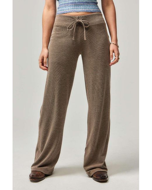 Urban Outfitters Brown Uo Rose Joggers