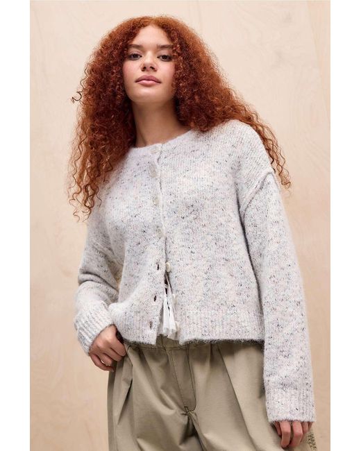 Urban Outfitters Multicolor Uo Marli Crew Neck Cardigan