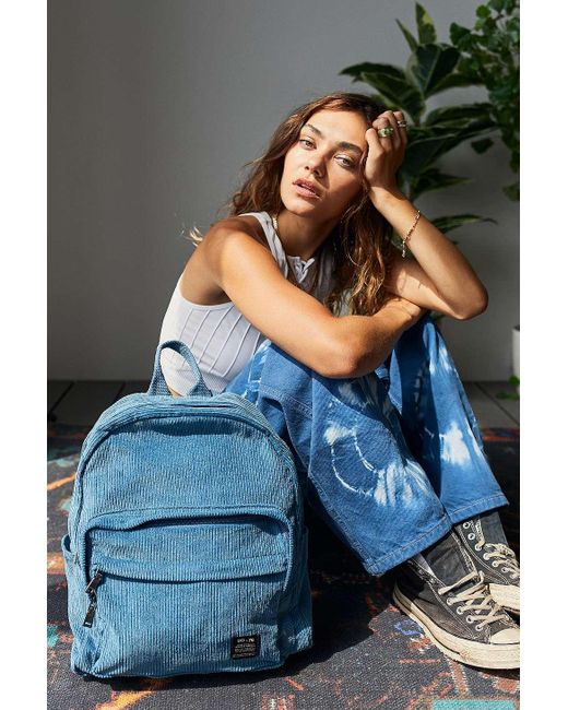Urban Outfitters Blue Uo Core Corduroy Backpack