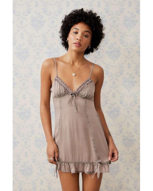 Kimchi Blue Natural Bea Mini Dress