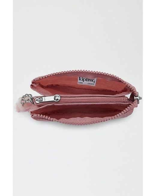 Kipling Pink Creativity Nylon Zip Wallet