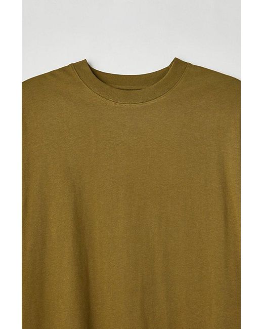 Urban Outfitters Green Standard Cloth Shortstop Boxy Tee for men