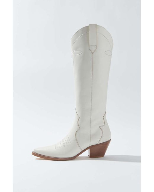 Matisse White Coconuts By Matisse Allegra Tall Cowboy Boot