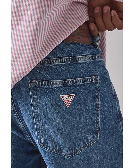 Guess Blue G15 Relaxed Tapered Jeans for men