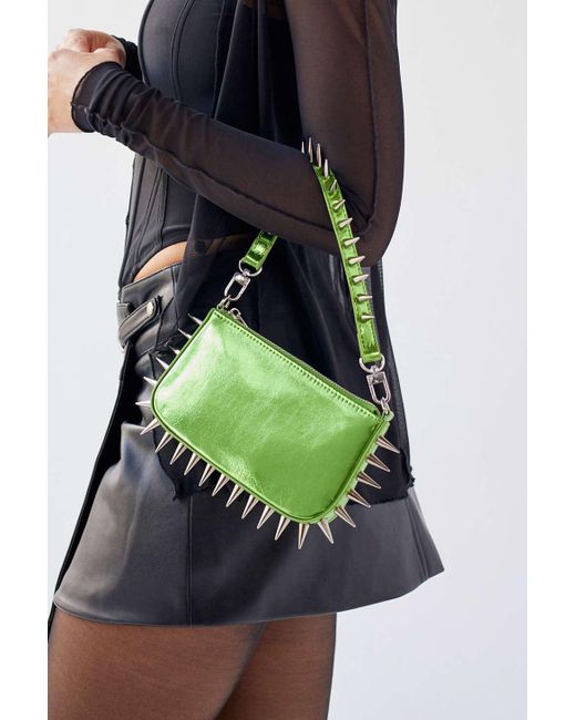 Urban Outfitters Multicolor Uo Paige Stud Mini Baguette Bag