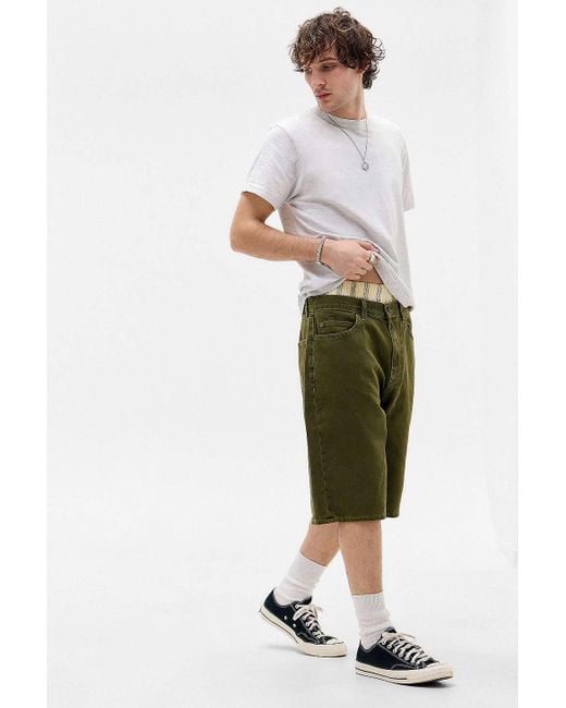 BDG Jack Slime Green Shorts for men